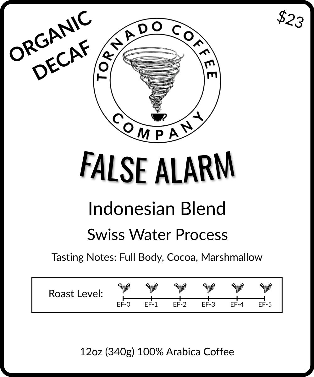 False Alarm Organic Decaf - 12oz